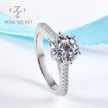 Factory Outlet Classic  Natural Stone Jewelry Ring Natural Diamond Jewelry